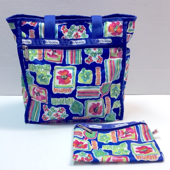 LeSportsac floral multi-purposes tote bag - Picture 1 of 14